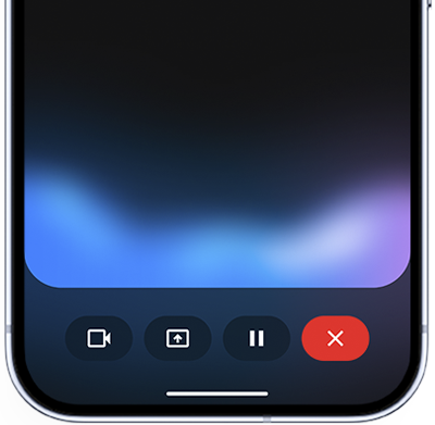 Pixel smartphone screen showing Gemini Live