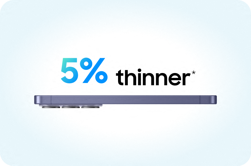 5% thinner