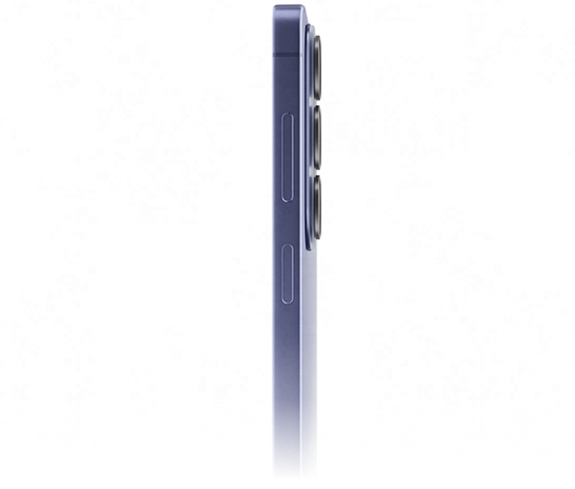 A photo of the Galaxy S26 Plus' slim design