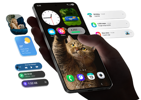 One UI possibilities being displayed