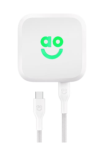 AO 45W Fast Charger with Two USB-C to USB-C Cables